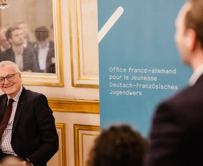 Stephan Steinlein beim offiziellen Empfang in der Residenz des deutschen Botschafters in Frankreich, dem Hôtel Beauharnais in Paris